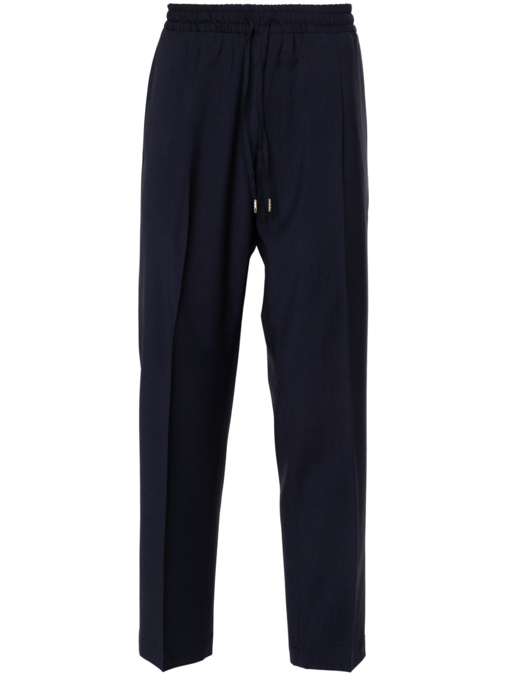 Blue Wimbledon tapered leg trousers men